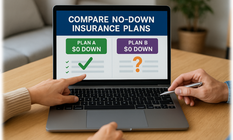 How Online Tools Are Making It Easier to Compare No-Down Insurance Plans