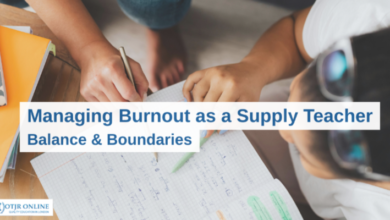Managing Burnout as a Supply Teacher: Balance & Boundaries