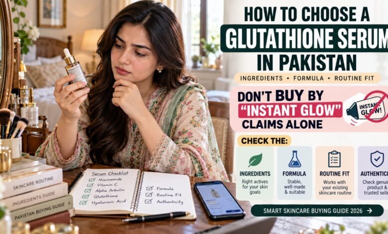How to Choose a Glutathione Serum in Pakistan: Ingredients, Formula & Routine Fit