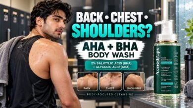 How to Choose an AHA + BHA Body Wash for Back, Chest & Shoulder Breakouts